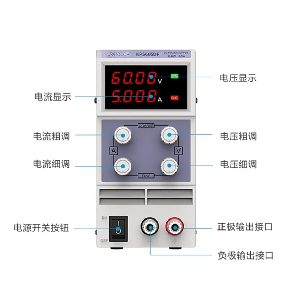 High Precision Dc Power Supply 30V 10A - Wanptek solid test KPS3010D/KPS3010DF DC regulated