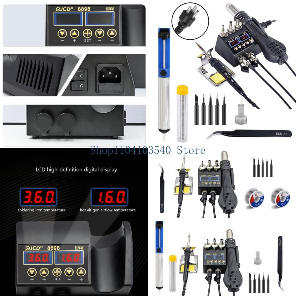 02DC 750W Trạm Hàn 2 TRONG 1 H - đánh giá và giá 2 In 1 Soldering Rework Station 750W