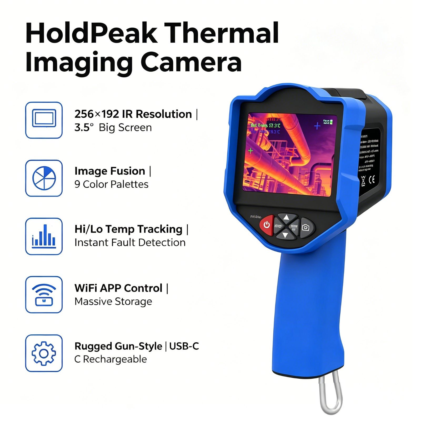 HoldPeak Thermal Imaging Camer - đánh giá và giá Thermal Imaging Camera Pcb Repair